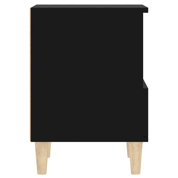 vidaXL sengebord sort 40x35x50 cm