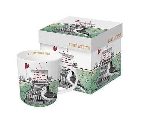 Elsker dig porcelænskrus 350ml