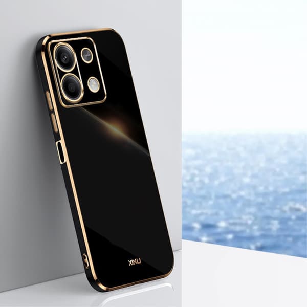 Etui til Xiaomi Redmi Note 13 5G, Glamour CamShield, sort