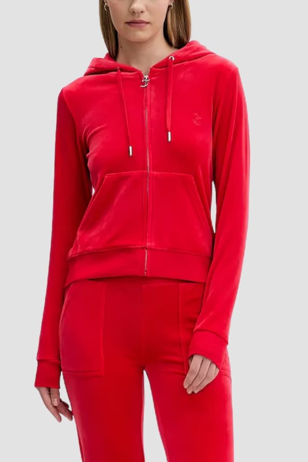 Juicy Couture Rød Dame Robertson Hættetrøje M