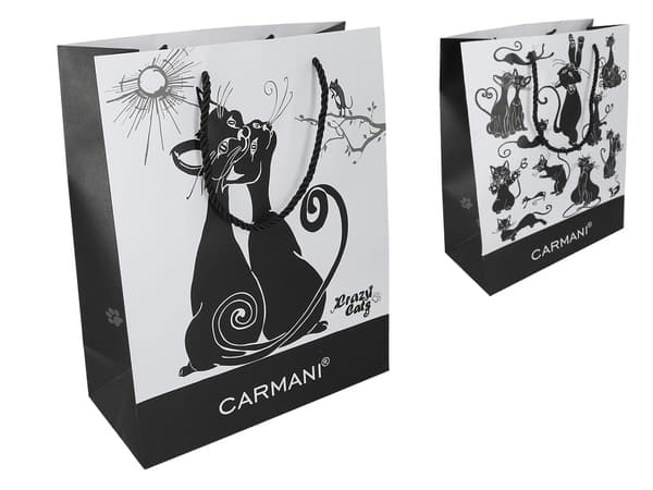 Carmani, presentpåse - Cat's World, medium (carmani)