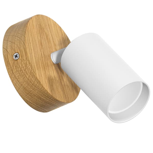 Moderne hvid lampe - 1 x GU10 - Diameter 10 cm - Oval