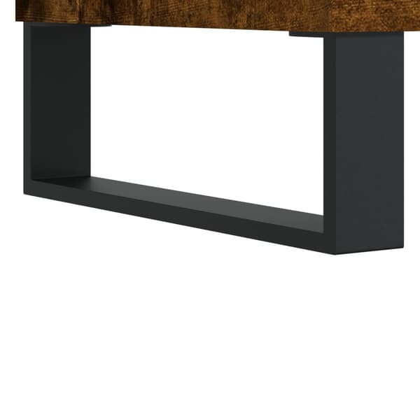 vidaXL kommode, røget eg, 60x35x70 cm, træbaseret materiale