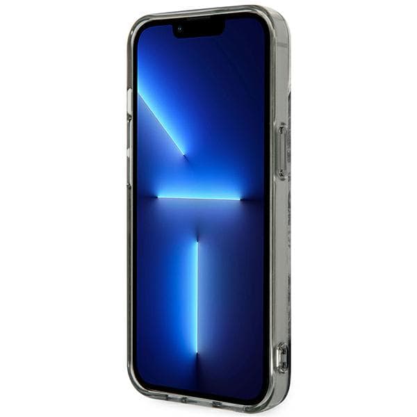 Guess Porcelain Collection iPhone 14 Plus-skal, grått
