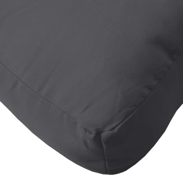 vidaXL Pallsoffkuddar, 2 st, Antracitmelerad, Tyg