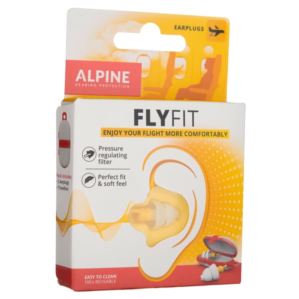 Alpine FlyFit öronproppar för flyg och resor