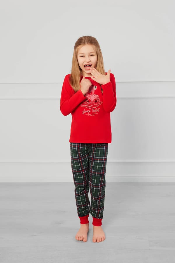 Fogo barnpyjamas långärmad, långbyxor 6 år