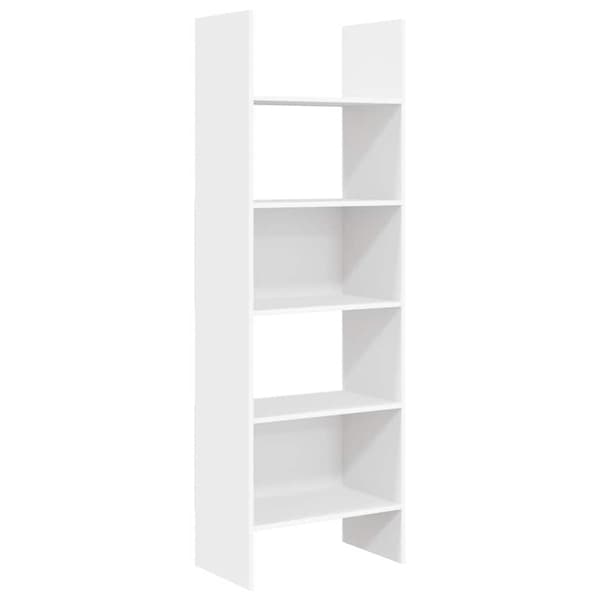 vidaXL bogreol hvid 60x35x180 cm spånplade