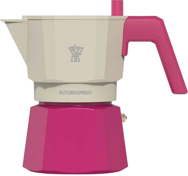 Pezzetti Futurexpress kaffebryggare för 6 koppar 300 ml rosa