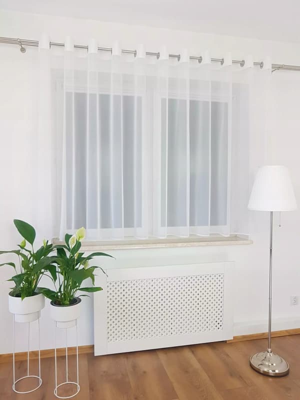Valmis voile-verho silmukoilla 400x150cm