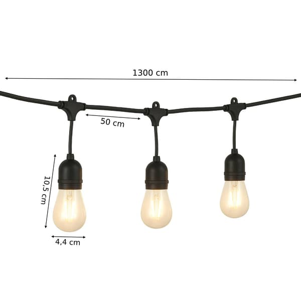 LED-seppele 20 lamppua liittimellä