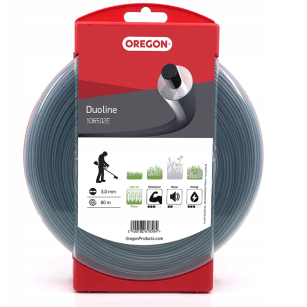 Oregon Duoline 3.0mm / 60M forstærket dobbelt mejselsnor til le