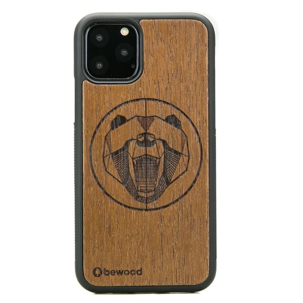 Træcover til iPhone 11 PRO MERBAU BJØRN