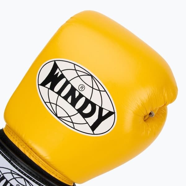 Windy Classic ægte læderboksehandsker 14OZ gule
