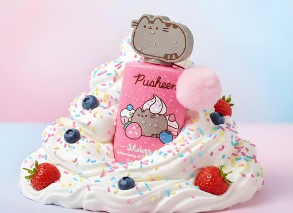 Pusheen duschgel med 3D-lock, 400 ml