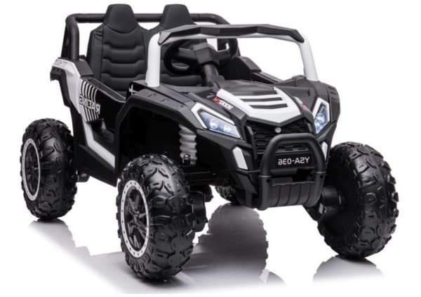 Batteridriven bil YSA036 Vit 4x4