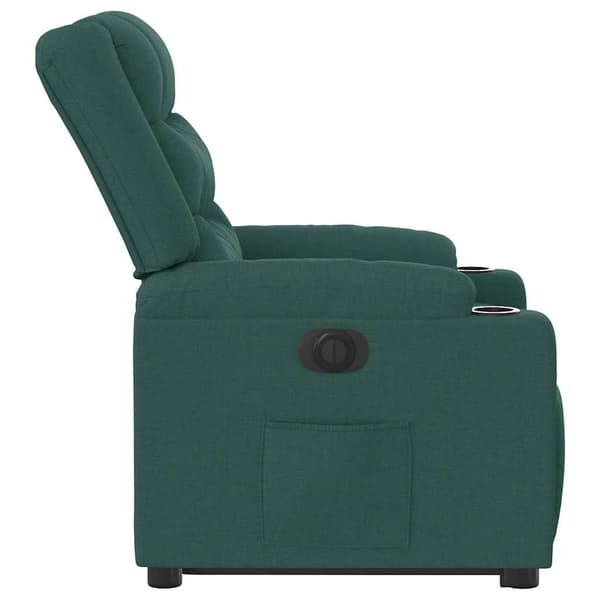 vidaXL Elektrisk lyftande massagefåtölj grön