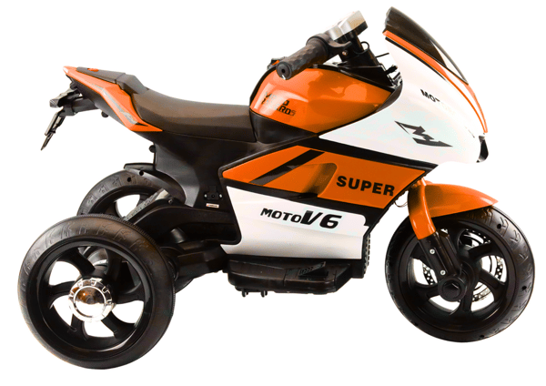 Børnetrecykel HT-5188 LED-lys MP3 Orange
