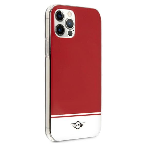 Mini Stripe Collection-skal till iPhone 12 Pro Max, röd