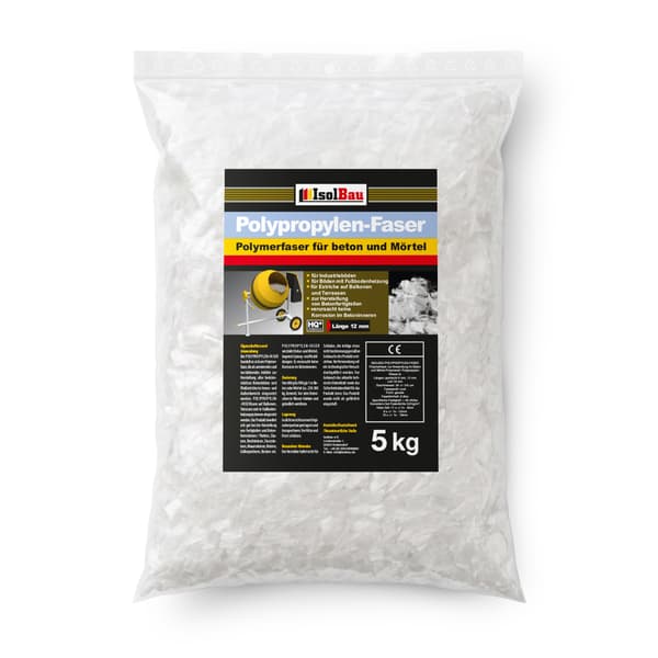 IsolBau Polypropeenikuidut PP 12 mm Polypropeenikuitu 5 kg