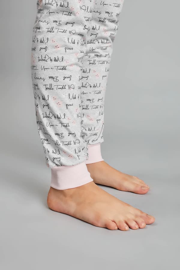 Olga flickpyjamas långärmad, långbyxor 6 år