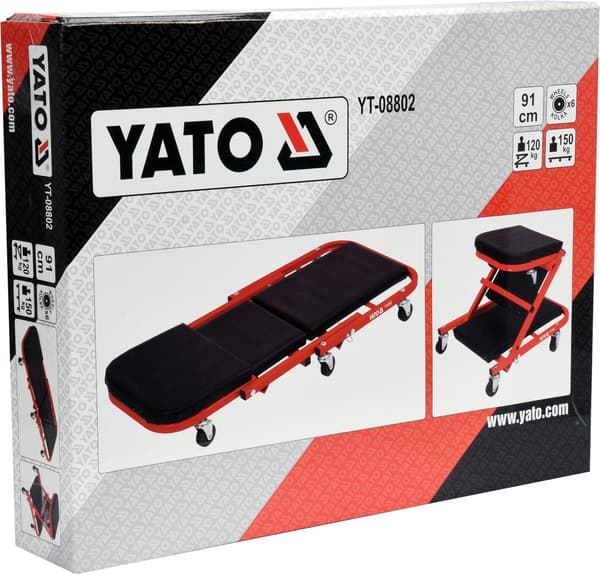 Yato 2 i 1 verkstadslounge-sits YT-08802
