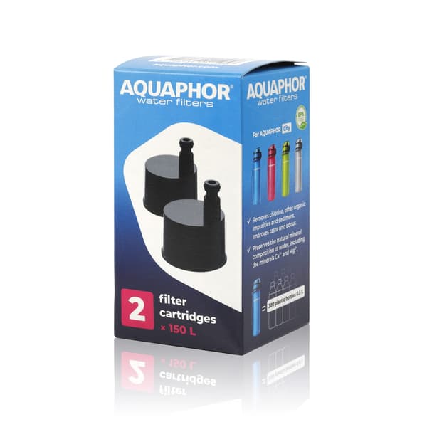 Suodatin, vesisuodatin pulloon, AQUAPHOR City -pullot 2 kpl.