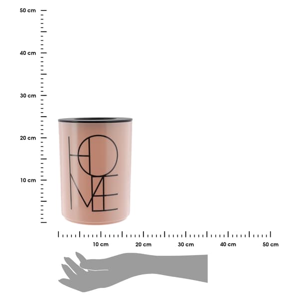 Luna 5L blush badrumskorg
