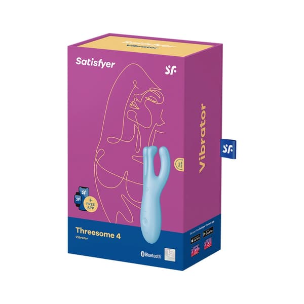 Satisfyer Threesome 4 - Modell med 3 motorer och Bluetooth-app