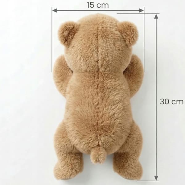 PEHMOMASKOTTINALE SUURI PEHMOLELU LAHJA HÄNELLE 30CM