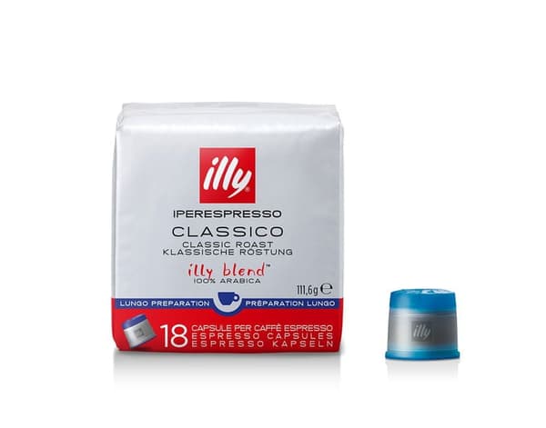 Iperespresso Lungo Espresso-kaffekapslar 18 st - Illy