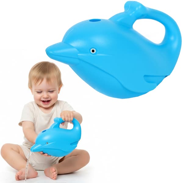 Dekorativ vandkande Delfin 1L Blå