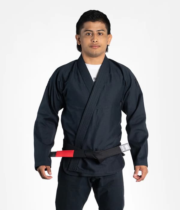 Progress Kimono/Gi BJJ Herr The Academy Grå + Vit Bälteset A2