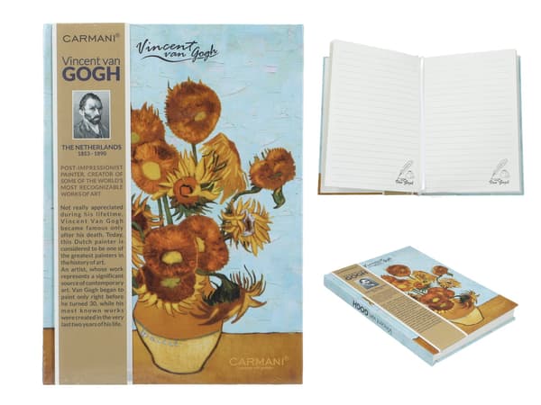 Carmani, notesbog - VAN Gogh/Solsikker
