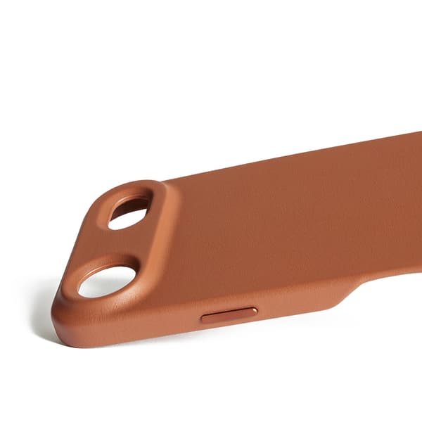 MUJJO iPhone 17 Air Läderfodral Brun
