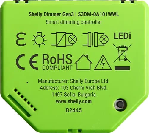 Shelly Dimmer Gen3-dimmer (Shelly_Dimmer_Gen3)
