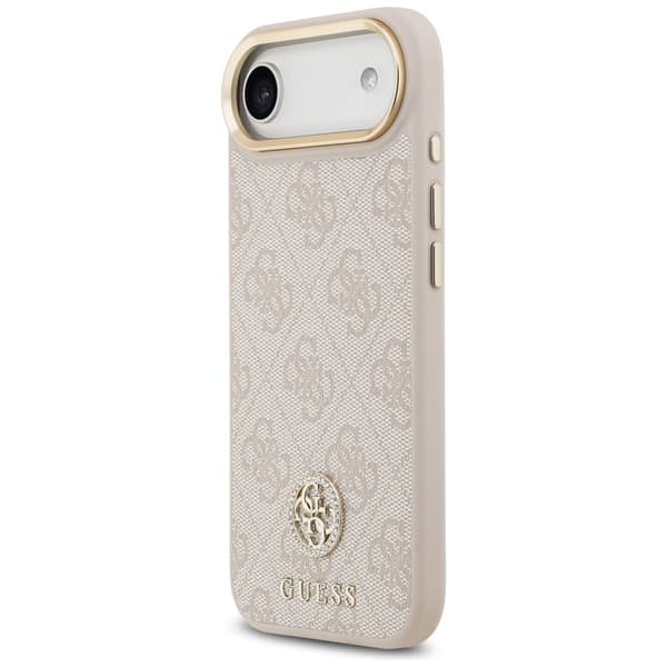 Guess 4G Strass Logo MagSafe-etui til iPhone Air, lyserødt