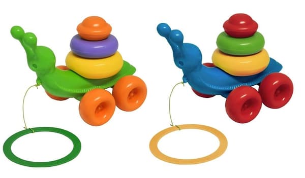 Snigel pedagogisk leksak 4 delar