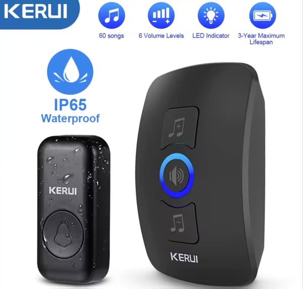Kerui Home Trådlös Dörrklocka 433mhz