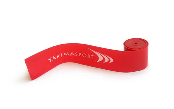 Elastinen lankanauha - 1 mm punainen kuminauha