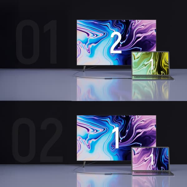 USB-C - HDMI 4K 60Hz -sovitin - musta