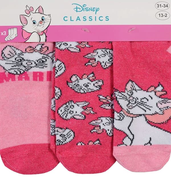 Marie Kitty strømper til piger 3-pak lyserød 31/34