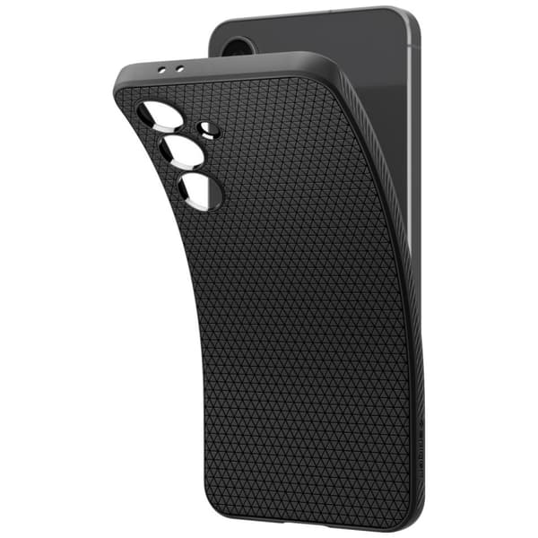 Spigen Liquid Air-cover til Galaxy S24 FE, matsort