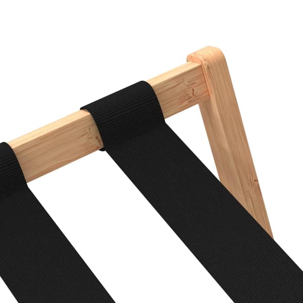 vidaXL Bagageställ 68x38x58 cm bambu