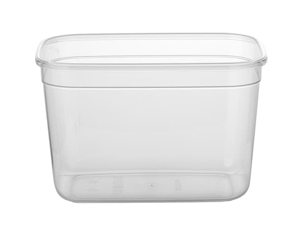 REKTANGULÆR PLASTIK MADBEHOLDER FOODIE 2,3L