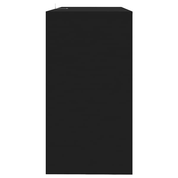 vidaXL konsolbord sort 89x41x76,5 cm