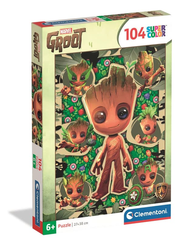 104-palainen palapeli. Supervärikäs. Groot