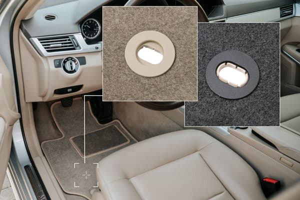 Velourmåtter til: Ford C-MAX MK2 minivan (2010-2012) beige