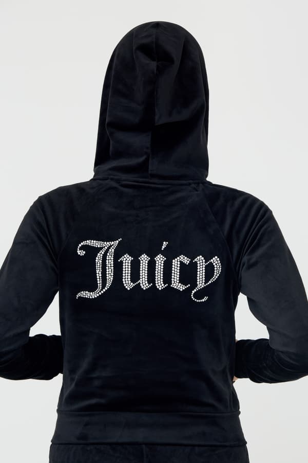 Juicy Couture Sort Dame Sweatshirt Madison M