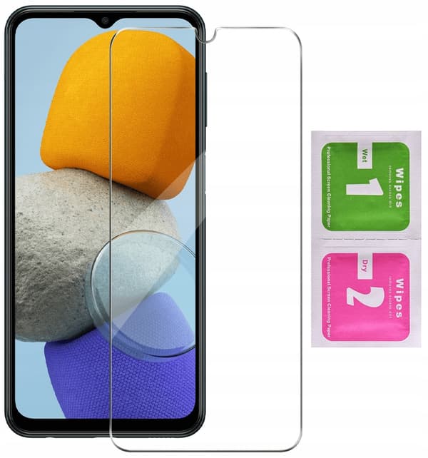 SMART MAGNETISK ETUI til SAMSUNG GALAXY A12 M12 SORT BOG+GLAS